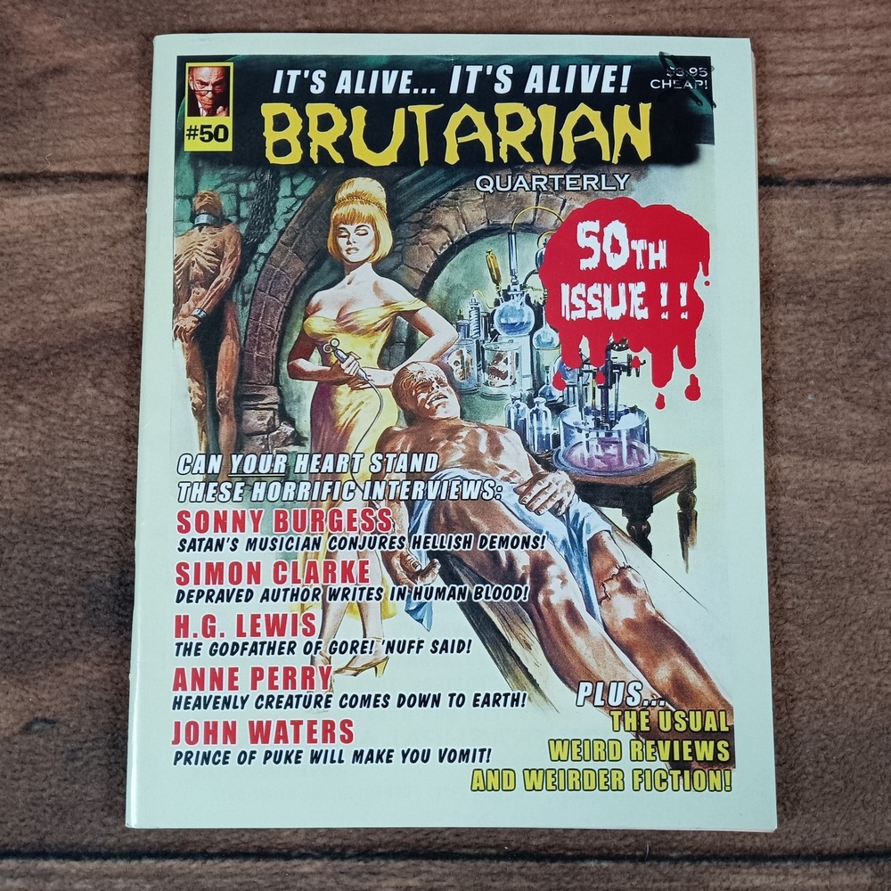 Brutarian Quarterly Magazine Issue 50 Horror Sci Fi Cult Classic